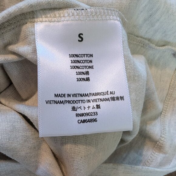 BNWT Fear of God Essentials Light Oatmeal Long Sleeve Shirt - Size S - Picture 7 of 7